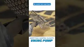 Modifying Window Guards on Viking Pump's U-Plus™ Bracket #vikingpump #gearpump #modularity