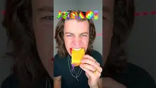 Giant Rainbow Food ASMR!? 🥵