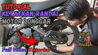 Cara ketatkan rantai motor | Jimat Dan Mudah Je!!!