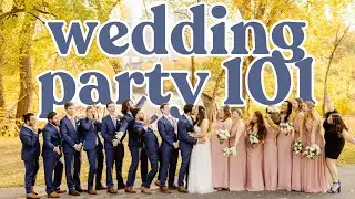 How to Pose Wedding Parties | Fall Wedding