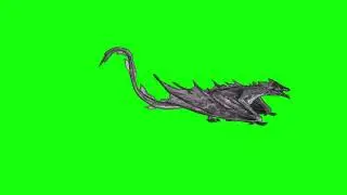 Green Screen Gam of Thrones like Dragon - Free