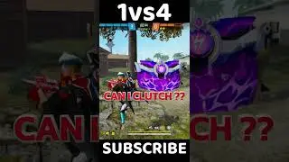 1vs4 Destroyed In Seconds 🔥 MAC10 & AWM 1VS4 🤯 