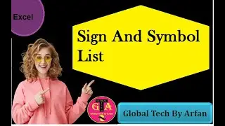 Sign & Symbol List