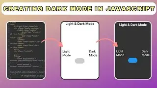 How to make Dark Mode using JavaScript| HTML CSS | #html #css #js #darkmode #dark #viral #trending