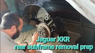 Jaguar XKR project Episode 46 | rear subframe removal part one
