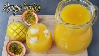 #77 Jus Exotique Mangue🥭 Fruits de la Passion🍹, Cocktail Mango Maracuja 🍹.