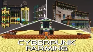 Cyberpunk FARM Ideas - Minecraft 1.20+