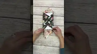 How to wrap a gift when the paper is cut to small