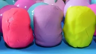 11 play doh surprise eggs opening with toys Huevo sorpresa Überraschung