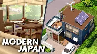 Cozy Modern Japanese Home - The Sims 4 Speed Build