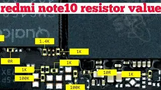 redmi note10 resistor value ! mi note10 resistence value