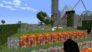 Longest Minecraft Roller Coaster Over 20 Min.