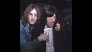 John Lennon And Mick Jagger. December 11th 1968