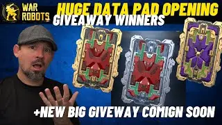War Robots Data Pad Opening | Huge Giveaway Soon | Giveaway Winners