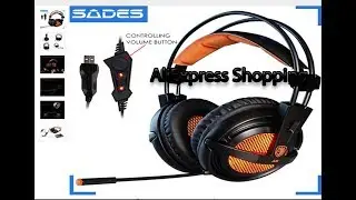 Популярные игровые наушники SADES A6 USB 7,1 Stereo для ПК с Аliexpress, Яндекс маркет.