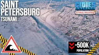 MASSIVE TSUNAMI WIPES OUT ENTIRE CITY OF SAINT PETERSBURG / Огромное цунами обрушилось на Петербург