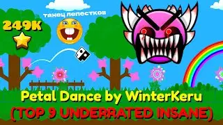 Petal Dance by WinterKeru (TOP 9 INSANE) - Танец лепестков или ад хитбоксов?!)) 🌼🌷🌹🌈 | Geometry Dash
