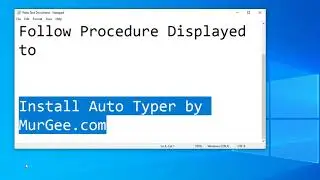 Download and Install Auto Typer