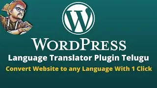 Wordpress Language Translation Plugin Telugu || Multi language plugin for WP Translation Telugu
