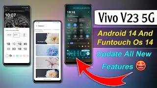 Vivo V23 Android 14 Update Features | Vivo V23 Funtouch Os 14 Update Features | Vivo V23 Features