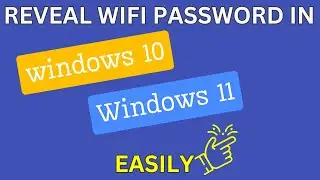 How to reveal wifi password in windows 11