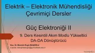 Güç Elektroniği | Yükseltici (Boost) DC-DC Dönüştürücü Kesintili Akım Modu