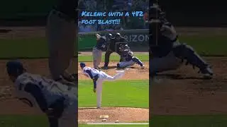 Kelenic just might be the real thing. He blasts a 482 foot bomb! #shorts