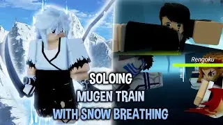 Project Slayers SOLOING Mugen Train With Snow Breathing!