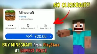 Huge Discount (only ₹20)😱 How to Buy Minecraft Pocket Edition on Android