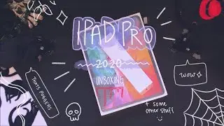 ipad pro unboxing asmr  + accessories 💀 [ unbox & chill ]