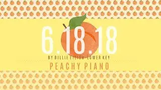 6.18.18 - Billie Eilish | Piano Backing Track (Lower Key)