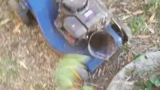 Modify a mower to be a garden mulcher