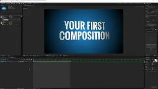 12. Creating a Composition with the Correct Settings | After Effects for Beginners Course