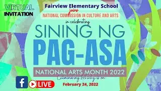 FES Arts Month Celebration 2022  Virtual Invitation