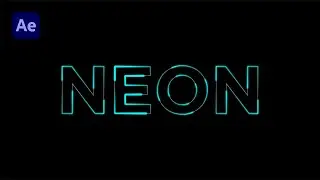 NEON Text Animation - After Effects Tutorial (2022)