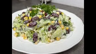 Очень Вкусный, Быстрый И Сытный Салат ЗА 10 МИНУТ