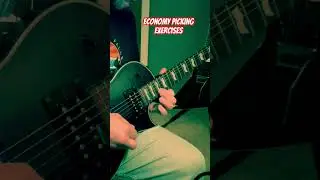 Economy Picking Exercises from Gus G’s Master Class Lessons 11 and 12 combined.