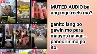 FACEBOOK TIPS ➡️ VIDEO TUTORIAL MUTED AUDIO ng mga reels videos mo? Panoorin mo ito para maayos na.
