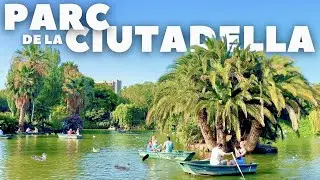Parc de la Ciutadella in Barcelona - Relaxing Summer Walk [4K, 60fps]