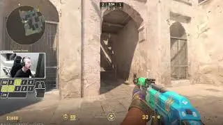 Ace 1v2 Clutch on Dust2 - CS2 Comp