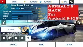 Asphalt 8 hack For Android & IOS 2017!