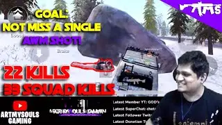 22 KILLS in SQUAD VIKENDI (TOTAL 33 KILLS) MAJOR OWNING! || ArtMySouls Gaming plays PUBG Mobile