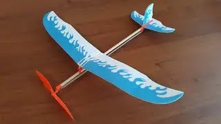 САМОЛЕТ конструктор Как собрать самолет планер DIY Обзор и тест игрушки с Алиэкспресс Aliexpress
