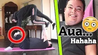 Dick und Doof machen YOGA 😳😂 SO LUSTIG