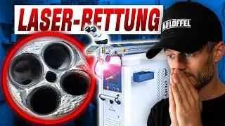 Geht das wirklich so gut? Auto Zylinderkopf Laserschweißen mit Alphalaser