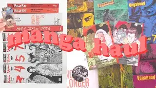 manga haul 📚✨ || vagabond, billy bat, junji ito...