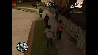 GTA San Andreas - Fat CJ got roasted by Orange 12