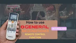 O General AC Remote Buttons Explained | English Demo