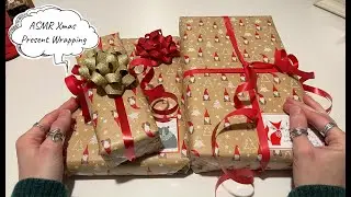 ASMR Christmas Present Wrapping Video