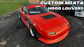 DIY Miata Hood Louvers